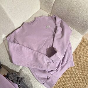 GOLF WANG purple small logo sweatshirt